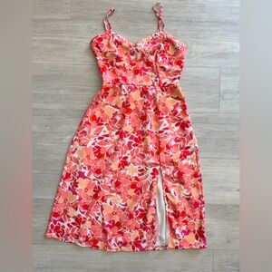 Jessica Simpson Pink and Orange Floral Dress